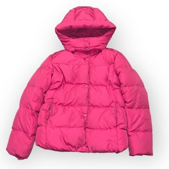 Gap kids bright pink down filled puffer winter coat size XL - Picture 1 of 14